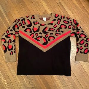 Peyton Jensen leopard sweater